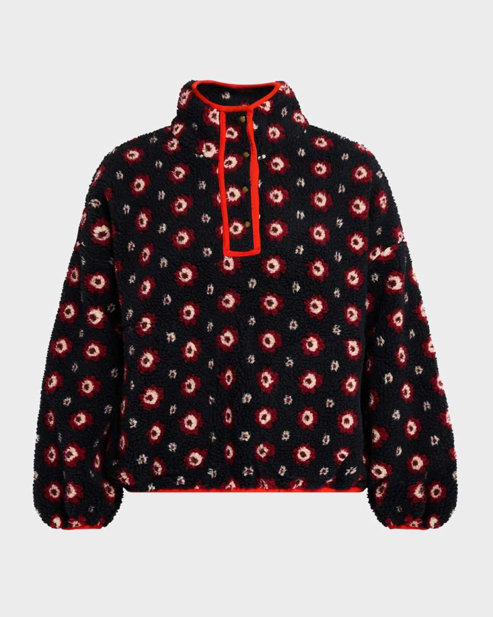 The Countryside Sherpa Polka-Dot Pullover