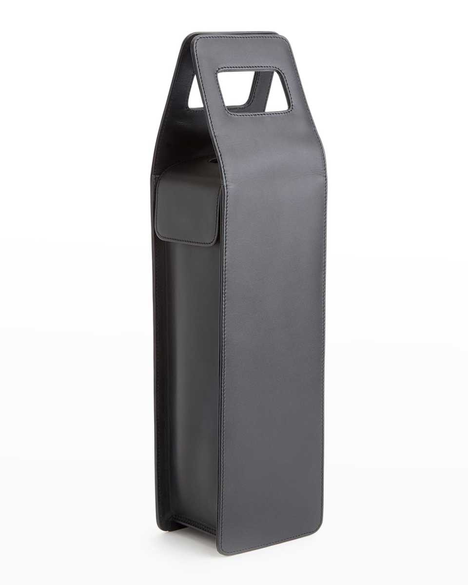 Personalized Leather Wine Champagne Carrying Case