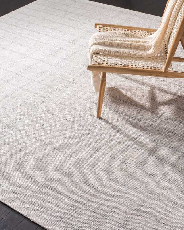 Tamworth Check Hand-Woven Rug, 8' x 10'