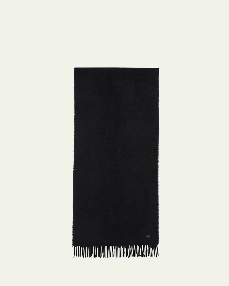 Large Boucle Fringe Blanket Scarf