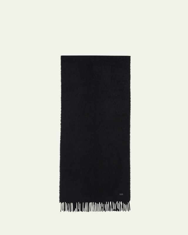 Large Boucle Fringe Blanket Scarf