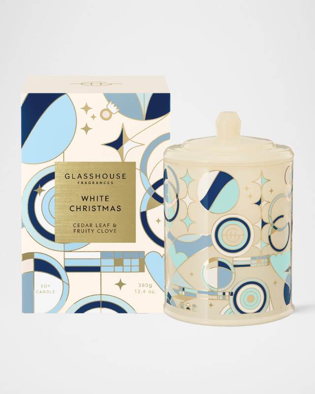 White Christmas Candle, 380g/13.4 oz.