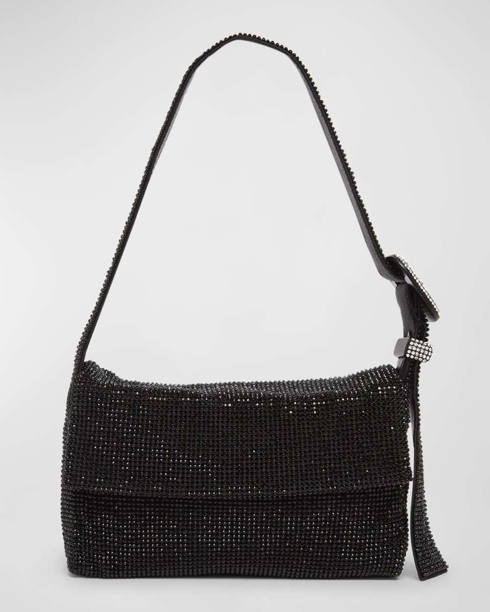 Vitty Mignon Mesh Crystal Shoulder Bag