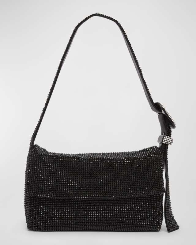 Vitty Mignon Mesh Crystal Shoulder Bag
