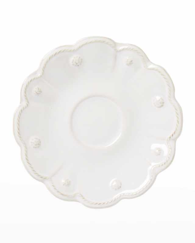 Jardins du Monde Saucer - Whitewash