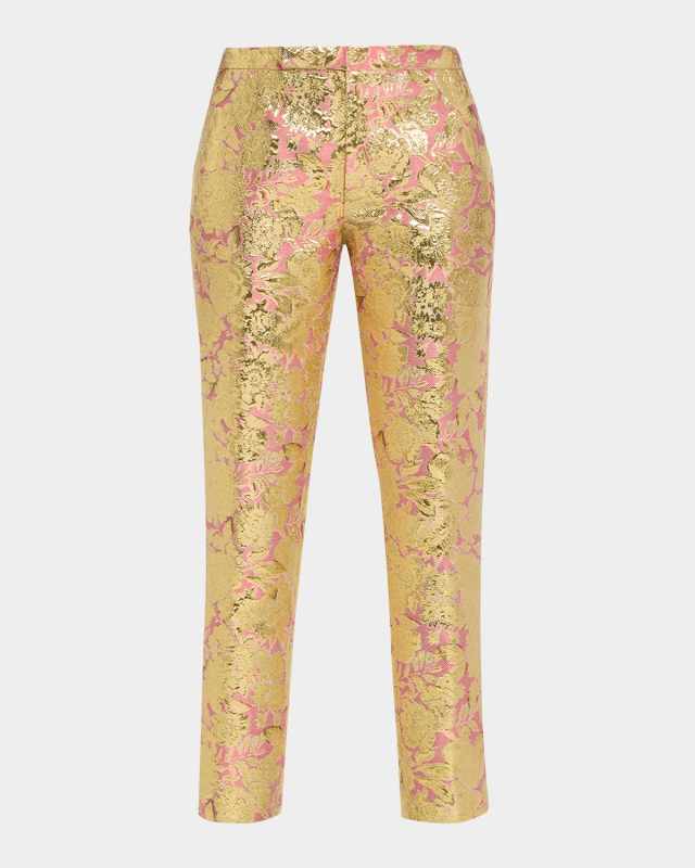 Cost Fan Tutte Brocade Narrow Trousers