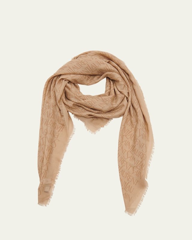 Grand Impression Cashmere-Blend Square Scarf