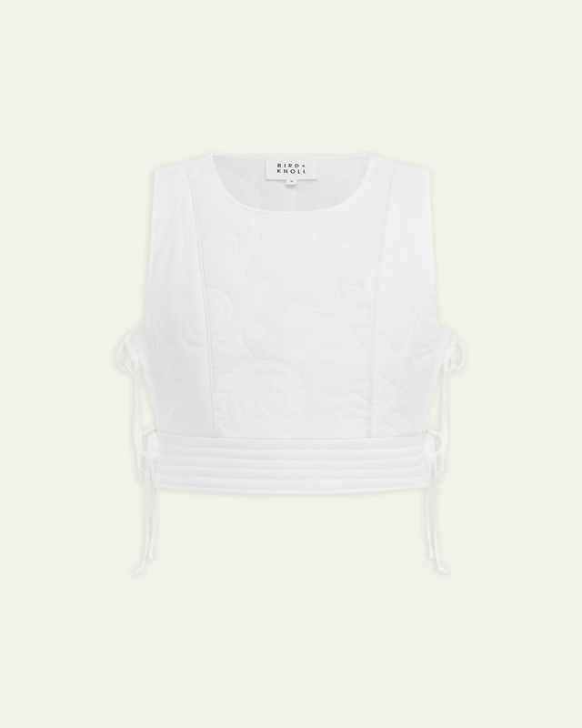 Vittoria Quilted Crop Top