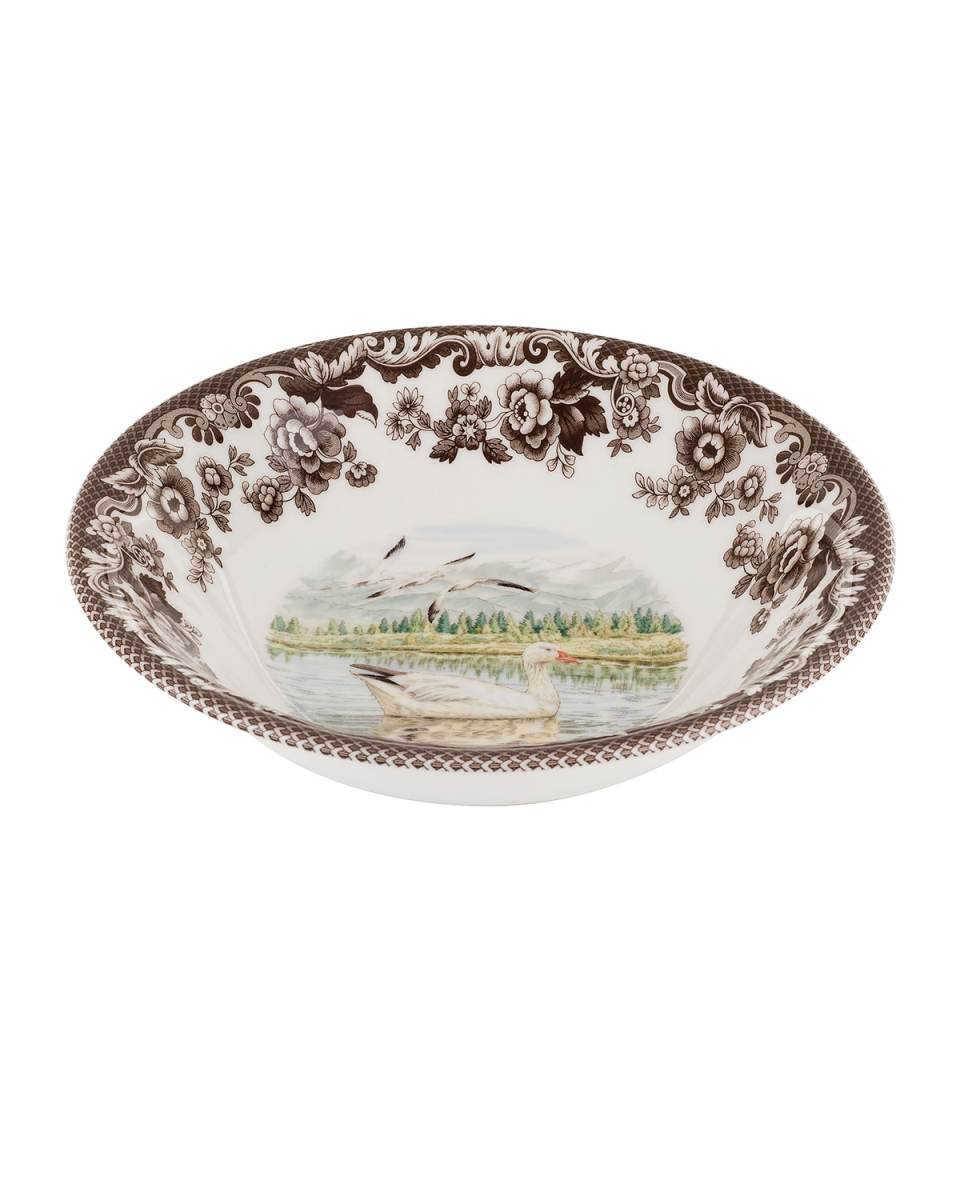 Woodland Snow Goose Ascot Cereal Bowl