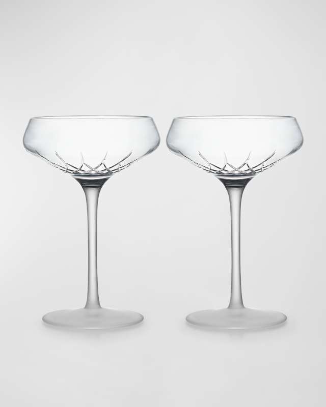 Lismore Arcus Coupe Glasses, Set of 2