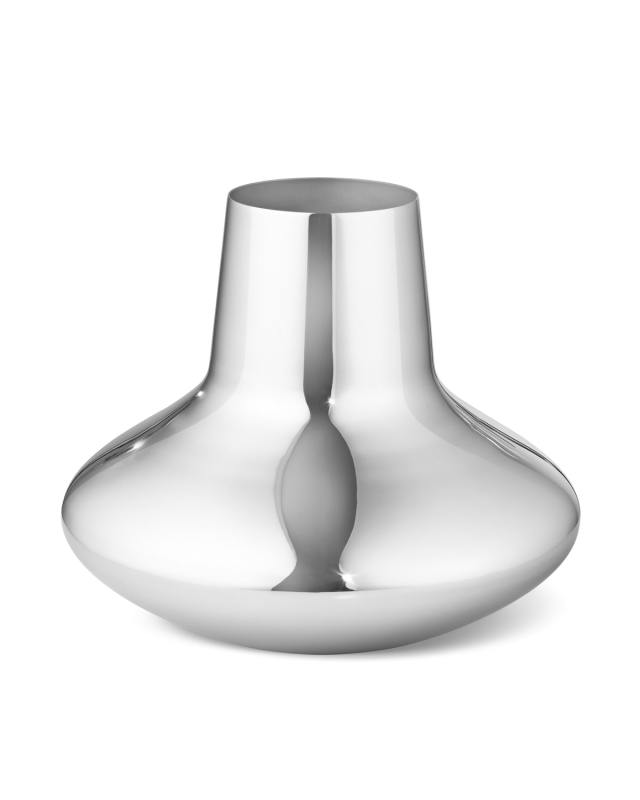 Stainless Steel Vase, 8.8"T