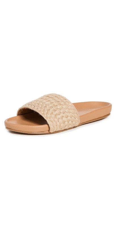 beek Gallito Jute Slides Nat/Honey