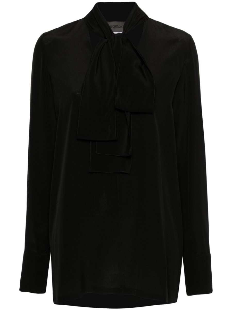 Elleni V-neck silk blouse
