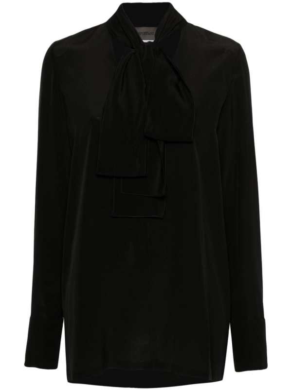 Elleni V-neck silk blouse