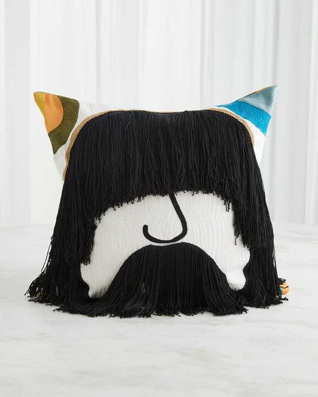 Jag Fringe Pillow, 20" Square