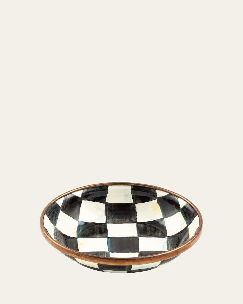 Courtly Check Enamel Small Dish
