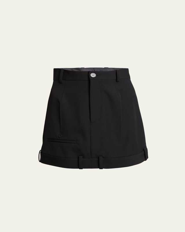 Deconstructed Mini Skirt
