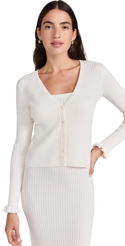 POSSE Iris Cardigan Bone