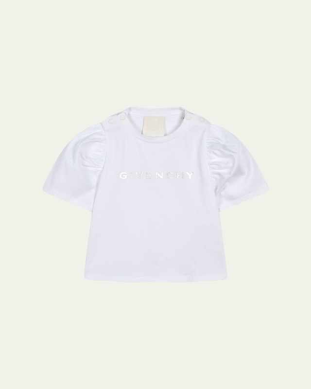 Girl's Contrast Logo-Print T-Shirt, Size 12M-3