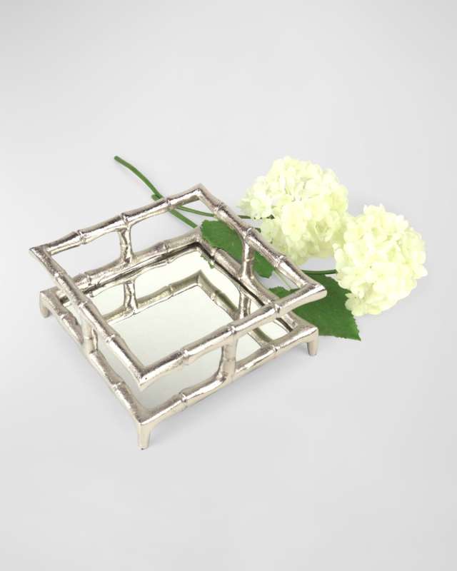 Gold Bamboo Beverage Napkin Holder