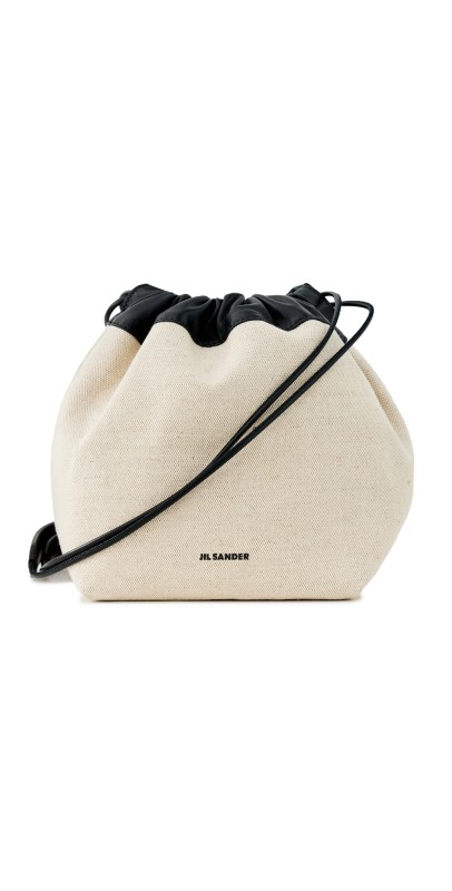 Jil Sander Dumpling Bucket Bag Natural