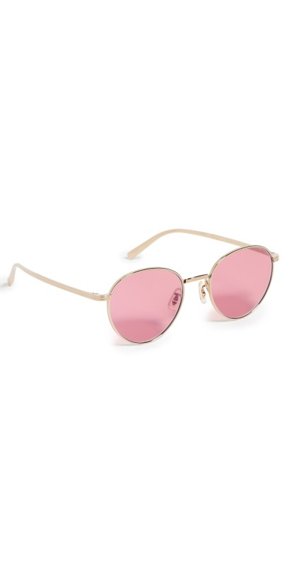 Oliver Peoples Eyewear Rhydian Round Sunglasses Gold