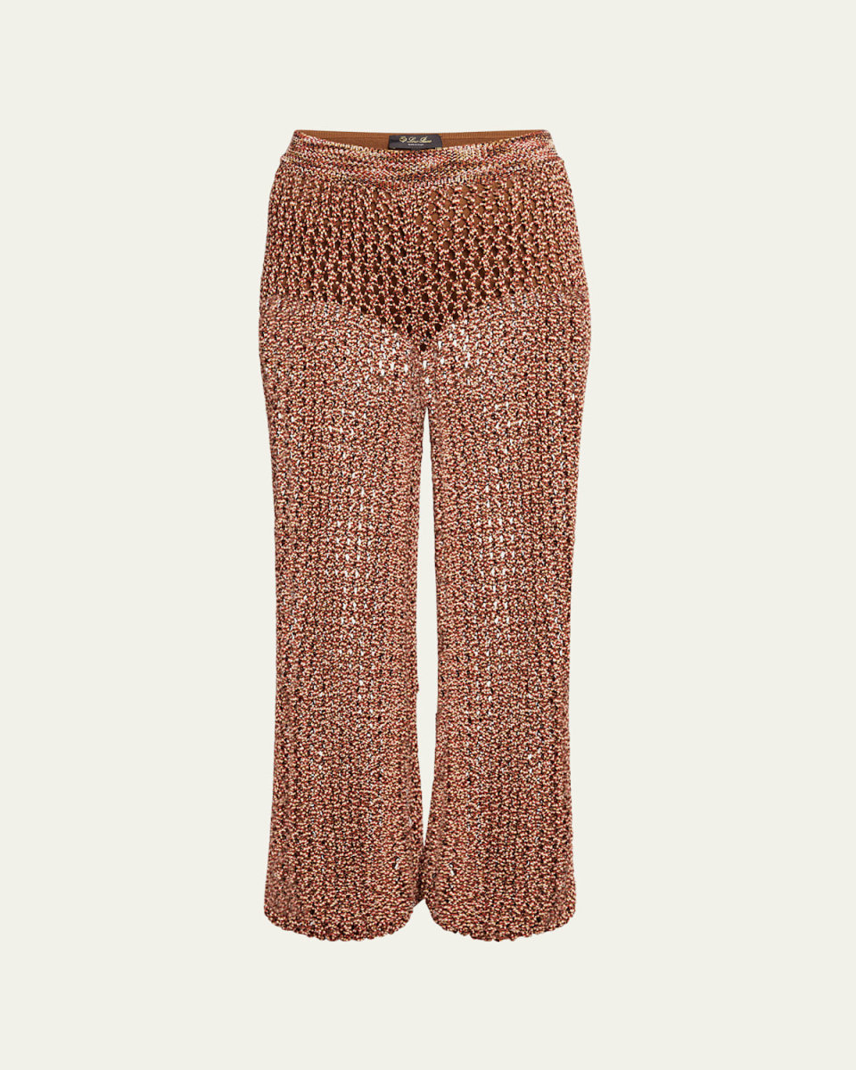 Hotaka Open-Knit Tapered Pants