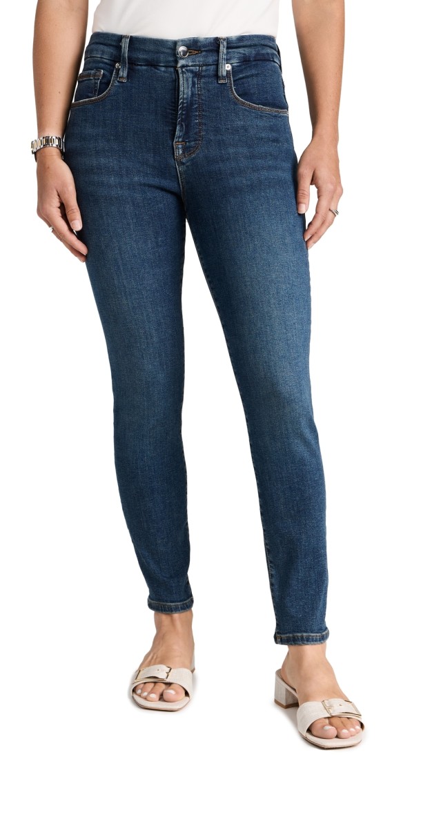 Good American Good Petite Skinny Jeans blue609