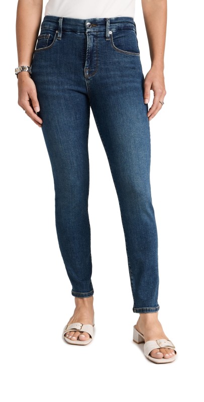 Good American Good Petite Skinny Jeans blue609