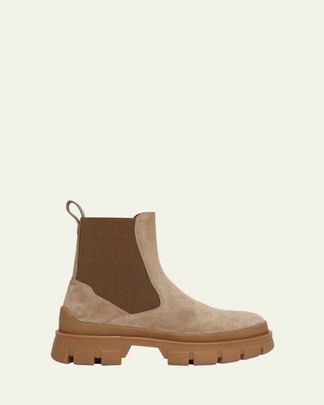 Hevea Suede Chelsea Ankle Booties