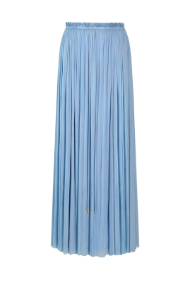 HANNE BLOCH BLUE SILK TULLE SKIRT