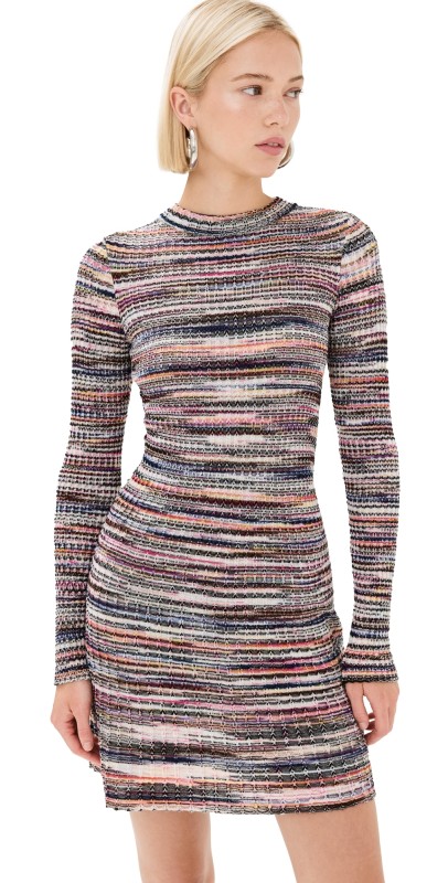 Missoni Short Dress Multicolor Red, Pink, Blue
