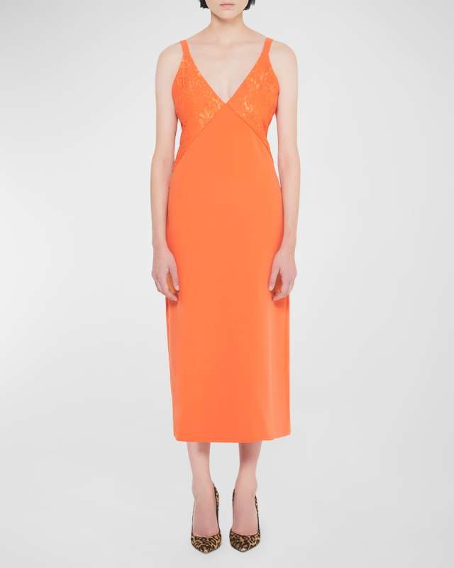 Calabria Twill Midi Dress