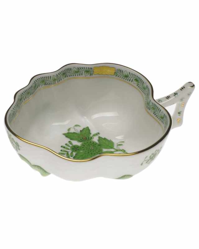 Chinese Bouquet Green Deep Leaf Dish
