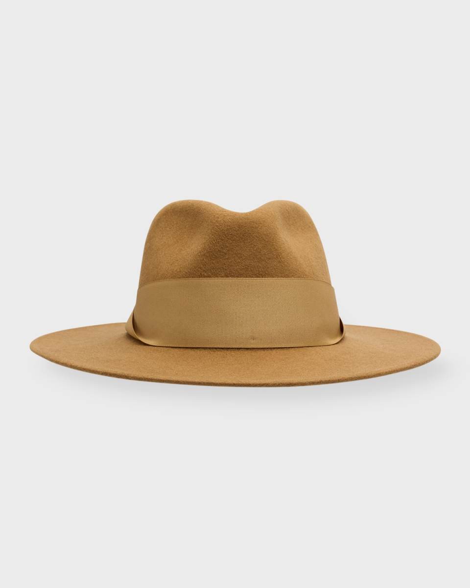 Aguacate Wool Felt Fedora With Grosgrain Ribbon