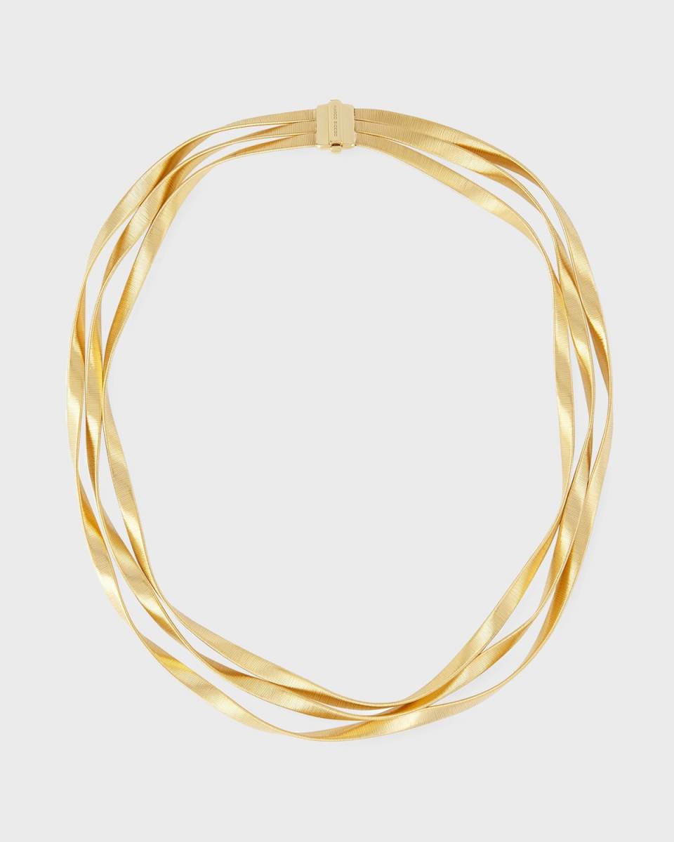 Marrakech 18k Three-Strand Necklace