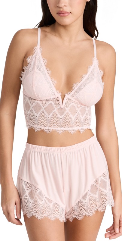 Cosabella Allure Cami & Boxer Set Pinkily