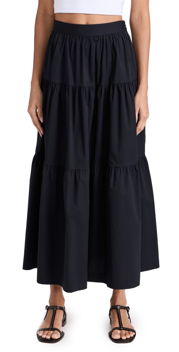 STAUD Sea Skirt Black