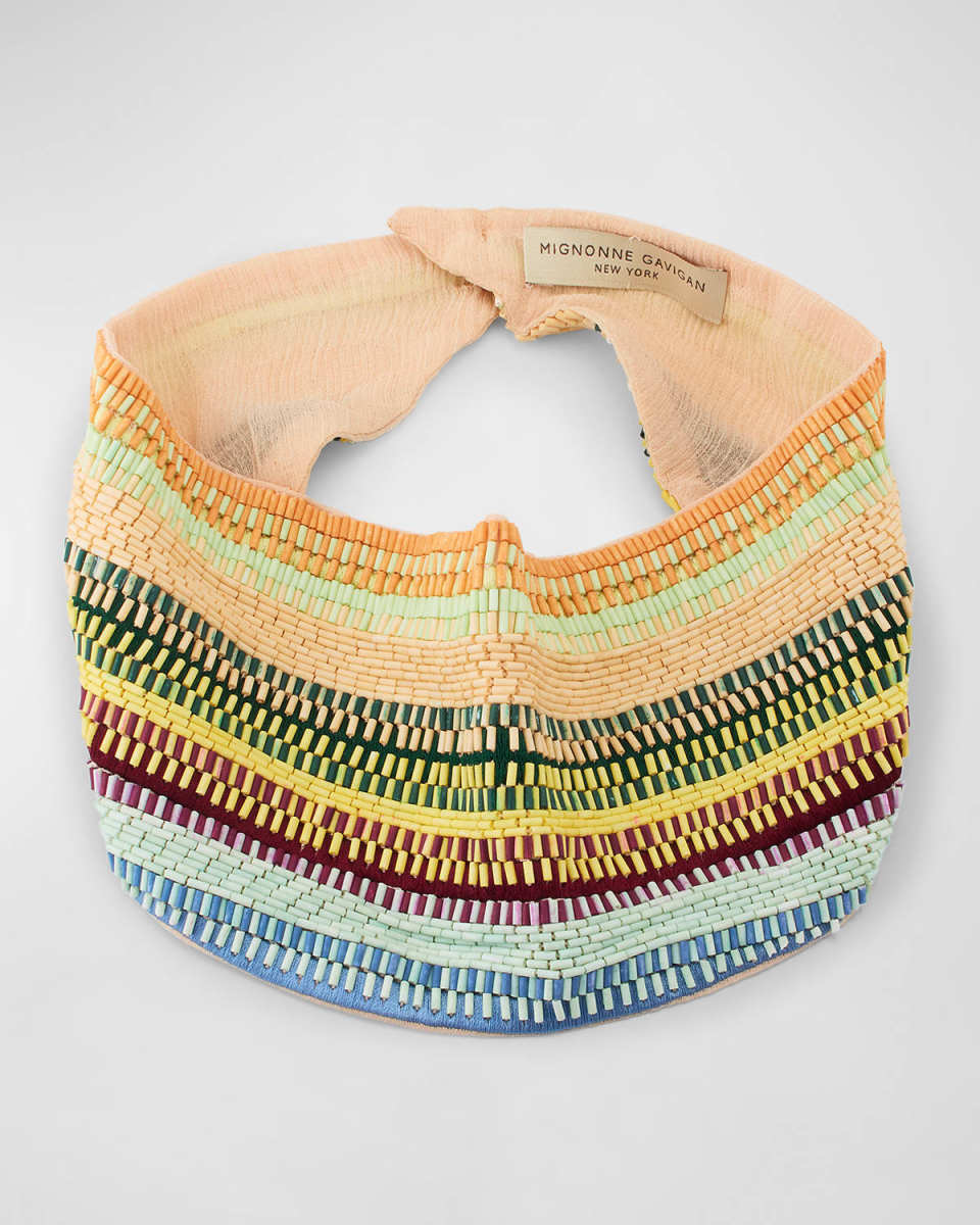Maleek Beaded Scarf Necklace