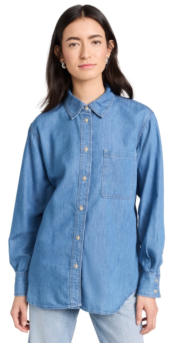 7 For All Mankind The Denim Shirt Ella