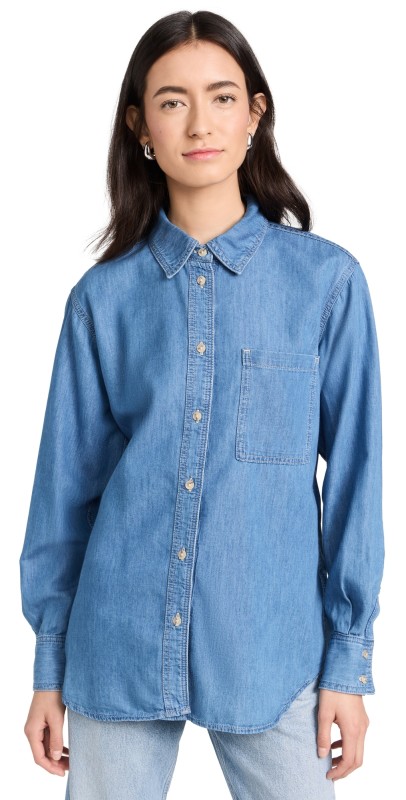 7 For All Mankind The Denim Shirt Ella