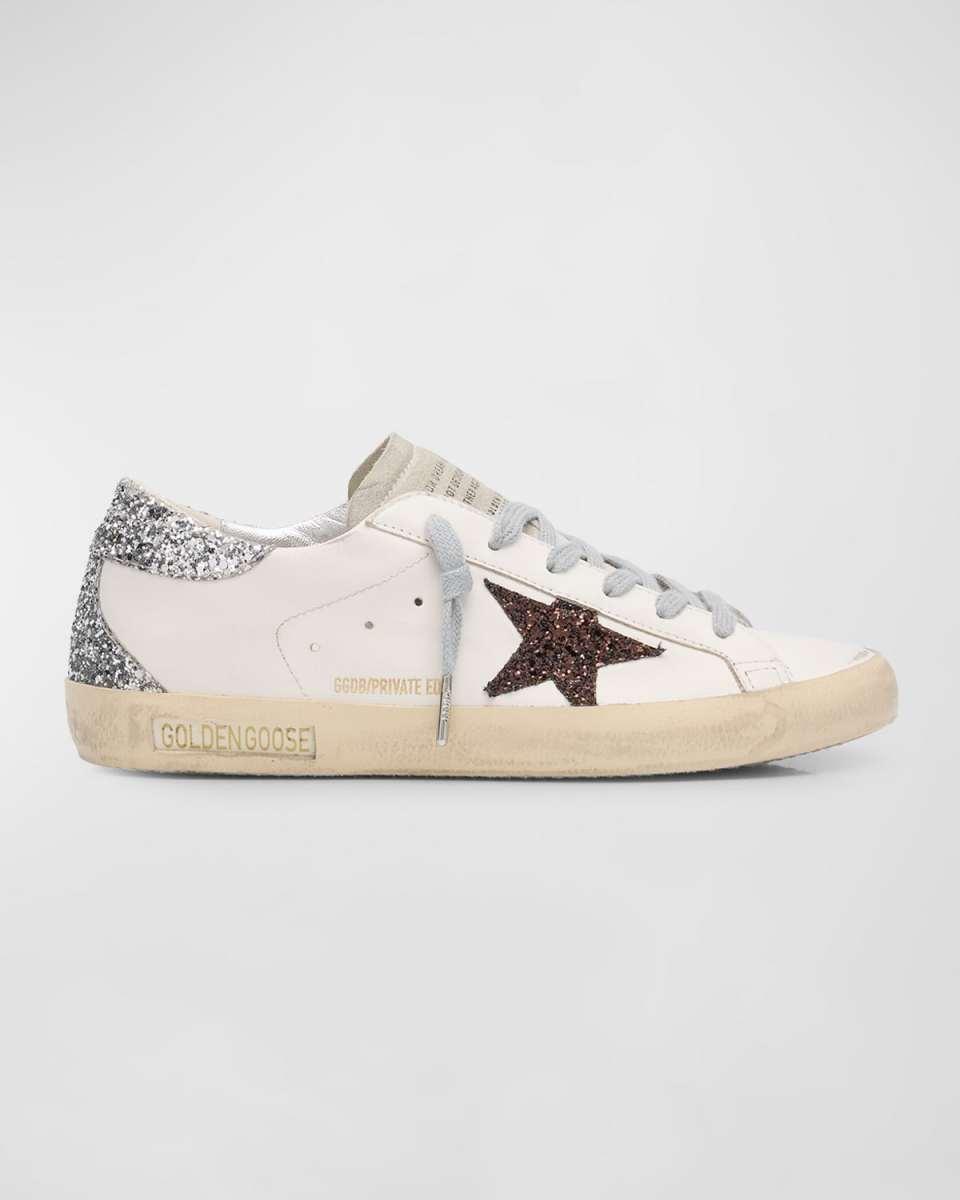 Superstar Glitter Low-Top Sneakers