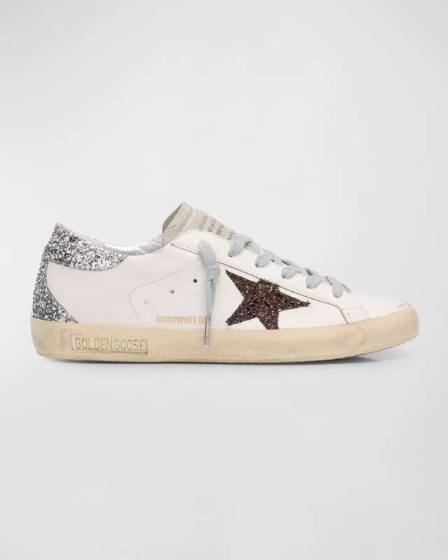 Superstar Glitter Low-Top Sneakers