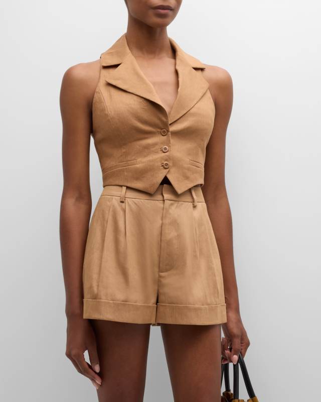 Donna Linen Vest
