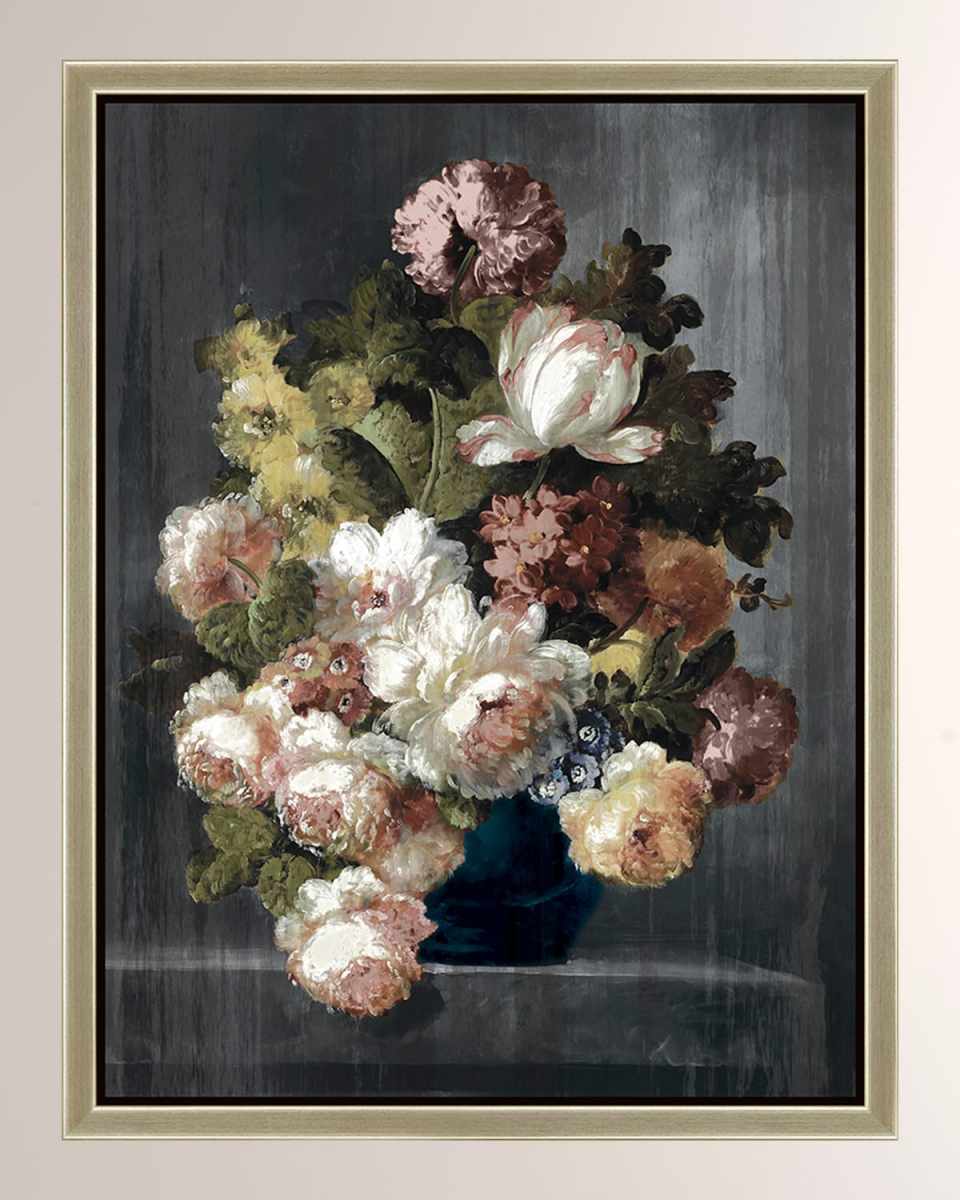"Vintage Floral II" Giclee Canvas Art