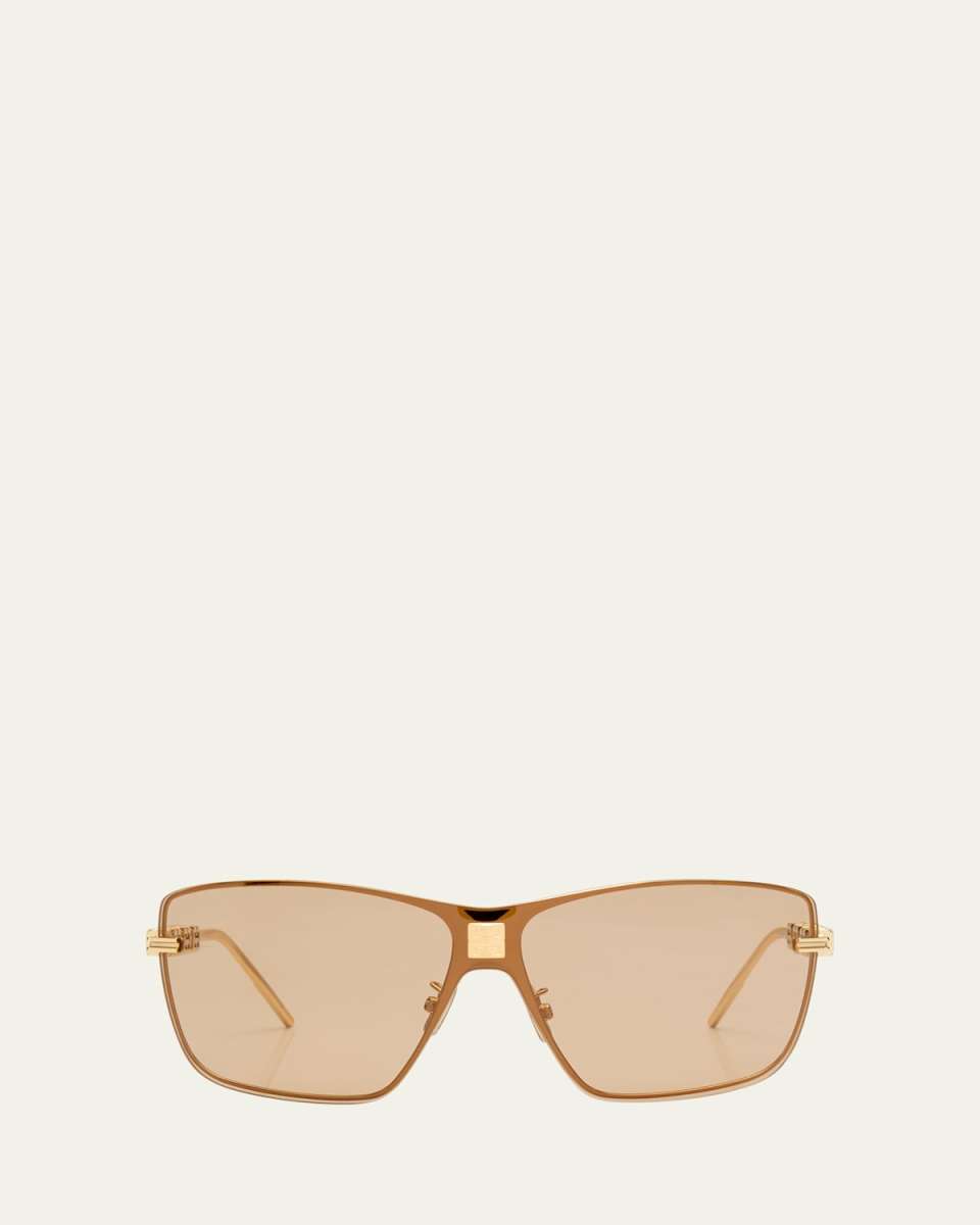 4G Metal Alloy Shield Sunglasses