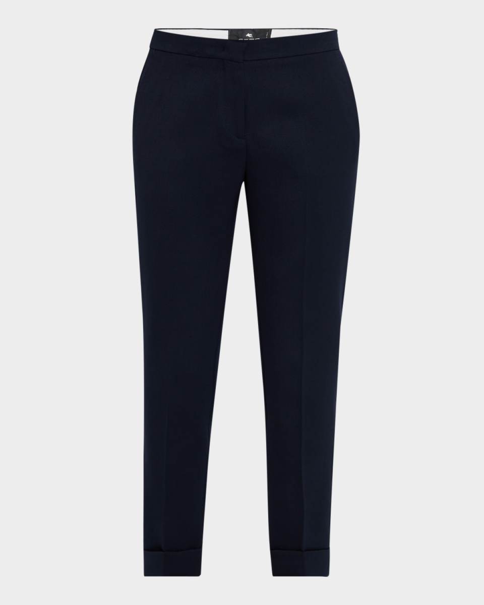 Solid Bristol Skinny Ankle Pants