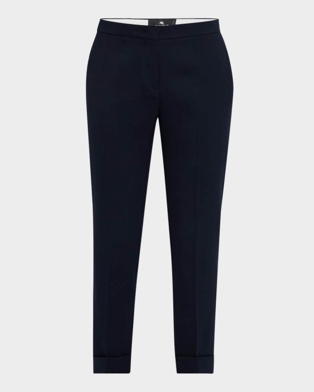 Solid Bristol Skinny Ankle Pants