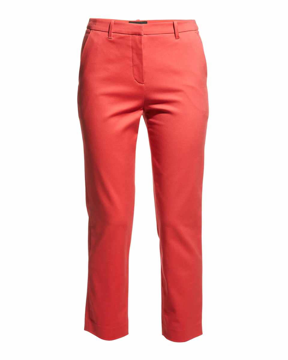 Stretch Cotton-Blend Trousers