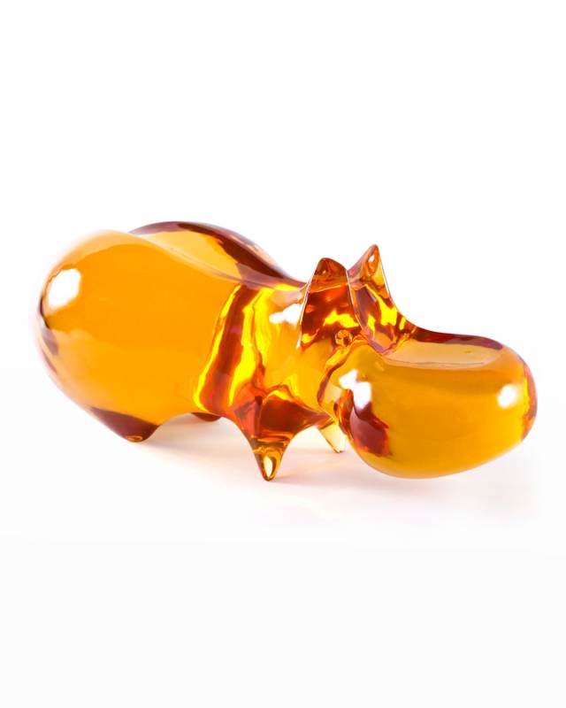 Acrylic Hippo Statue